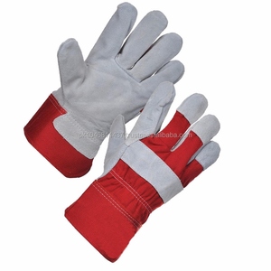 Gants de travail en cuir de vachette pleine fleur de qualité supérieure, protection des mains pour ébénistes canadiens, souples et confortables, gants de travail robustes - Product Image 4