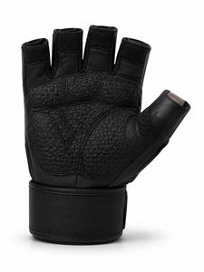 Custom Logo Unisex Leather Fitness Gloves <b>Half</b> Finger Weight Lifting Non <b>Slip</b> Breathable Gym Training Body Building Fasten - Product Image 3