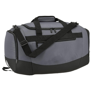 Bolsa de Lona Personalizada Gris y Negra de 30-40L con Correa Ajustable y Cierre de Cremallera, Unisex, Informal, para Viajes y Gimnasio - Product Image 1