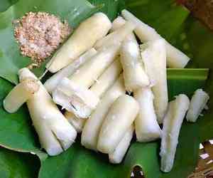 BEST-SELLER |   Bouchées de manioc salées surgelées coupées en morceaux, racines de yucca sous vide pour cuisson rapide, vente en gros pour restaurants et hôtels, Blue Lotus - Product Image 5