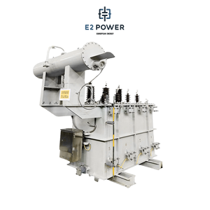 Transformateur de puissance triphasé E2 60Hz immergé dans l'huile, entièrement scellé, avec entrée 220/110 KV pour la distribution haute tension - Product Image 1
