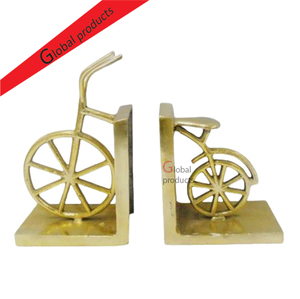 Decoración de Mesa, Soporte para Libros de Metal con Acabado Dorado, Decoración Moderna para Habitación - Product Image 1