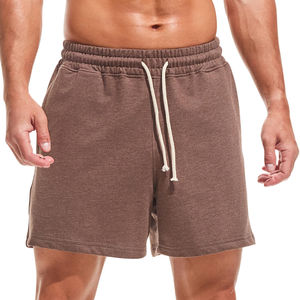 Shorts en molleton épais personnalisés en gros, shorts en tissu éponge français brodés, shorts streetwear pour les marques de mode américaines - Product Image 1