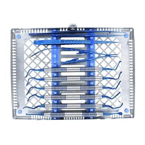 Kit básico de microcirugía oral Juego de cirugía periodontal Kit de Instrumentos dentales azul titanio BY VIDIFIVE INTERNATIONAL - Product Image 1