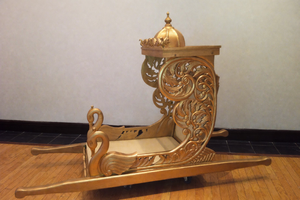 Premium Maharaja Style Wedding Palki <b>Doli</b> for Bride Entry Entrance Best Traditional Palki Factory Price Trending Marriage <b>Doli</b> - Product Image 3