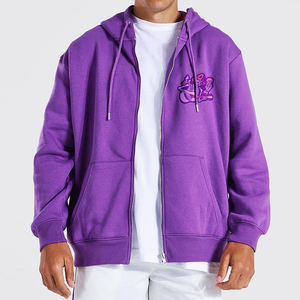 บริการออกแบบเสื้อผ้าแบรนด์ OEM เสื้อสเวตเชิ้ตผ้าฝ้าย 100% แบบคลุมหน้า มีฮู้ดสำหรับผู้ชาย เสื้อผ้าโลโก้สั่งทำ เสื้อฮู้ดซิปสำหรับเด็กผู้ชาย - Product Image 1