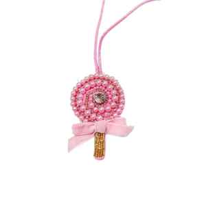 Porte-clés perlés et breloques de sac, motifs exquis en coquille de noix de coco et nuages floraux, légers et tendance - Product Image 2