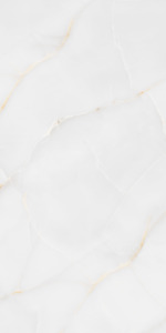 กระเบื้องพอร์ซเลนสีขาวออนิกซ์ Prime Onyx White ขนาด 600x1200 มม. ผิวมันเงา ลายหินออนิกซ์ พรีเมียม โปร่งแสง สำหรับปูพื้นและผนัง - Product Image 3