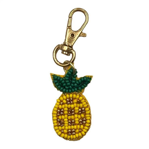 Custom Handmade Embroidered Beaded Sequin Heart State <b>Name</b> Mascot Keychain Charm <b>Tags</b> Back School Baptism Wholesale Supplier - Product Image 2