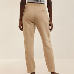 Pantalones Deportivos de Alta Calidad, 100% Algodón, Felpa, con Cordones Largos, Pierna Ancha, Cálidos, Informales, de Color Sólido, Transpirables, para Gimnasio - Product Image 3