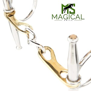 Bocado para Caballo Derby de Alta Calidad, Hecho a Medida, Serie Pro, de Plata Alemana y Acero Inoxidable, Disponible en Todos los Tamaños - Product Image 3