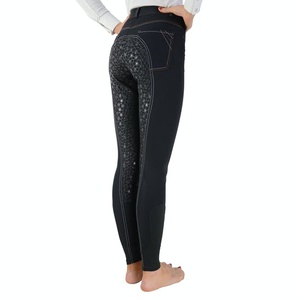 Pantalones de Montar a Caballo de Alta Calidad, Elásticos en 4 Direcciones, Leggings, Ropa Ecuestre, en Tela Técnica con Tacto Suave - Product Image 4