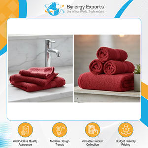 Serviette de bain en polycoton de qualité standard, finition lavée, finition velours, disponible en stock, pour hôtel, maison et restaurant. - Product Image 3
