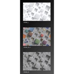 Azulejos de Pared de Cerámica Brillante Digitales de Inyección de Tinta Modernos, 300x450mm, Azulejos de Mosaico 3D para Interiores del Hogar con 5 Años de Garantía y 6mm de Grosor - Product Image 1