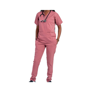 <b>Top</b> Selling Big Tall Size <b>Scrubs</b> Uniform Sets Washable Quick Dry Breathable Unisex Canvas Fabric Medical Nursing Uniform - Product Image 1
