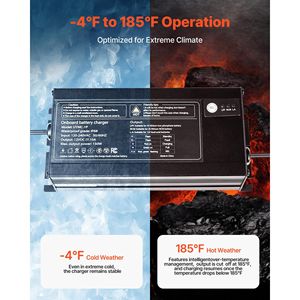 Caricabatterie Marino Intelligente 1-Banca 10A 12V Impermeabile IP68 per Batterie al Litio-Ion per Barche - Product Image 4