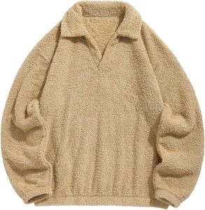 Sweat-shirt décontracté à capuche en molleton pour homme, coupe classique, couleur unie, manches anti-boulochage, tricoté 100% coton respirant - Product Image 1