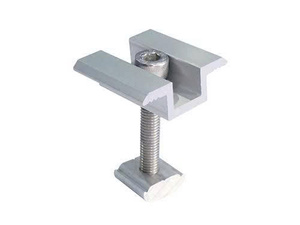Kit de fixation intermédiaire pour panneau solaire en aluminium avec rondelle à ressort et boulon - Product Image 3