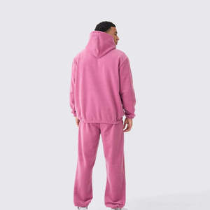 Chándal Deportivo Clásico Informal de Invierno para Hombre, Personalizado, 100% Algodón, Sudadera con Capucha y Pantalones, Servicio OEM de Marca Privada - Product Image 2