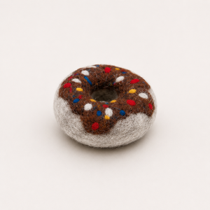 <b>Wool</b> Felt Sprinkle Donut Pretend Play Food Toy Handmade Educational 3-6 Years Unisex Kids Toy Wholesale Bulk - Product Image 6