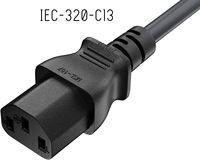 Cable de Alimentación SYONG de 1.5m/5 pies para Reino Unido con Fusible, Conector de 3 Pines para Computadoras, TV, Monitores, etc. (IEC-320-C13 a Enchufe BS1363)