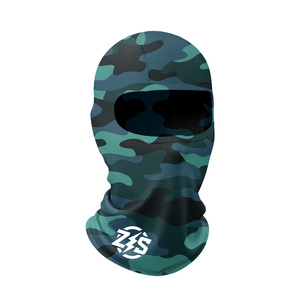 Masque cagoule intégral ZFS camouflage violet, impression par sublimation, polyester, unisexe, respirant, pour adultes, détection par aiguille - Product Image 6