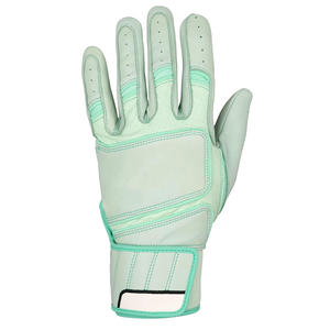 Gants de frappe en cuir vert menthe, respirants, avec fermeture auto-agrippante, unisexes, pour adultes, pour l'entraînement - Product Image 2