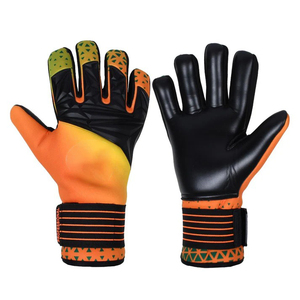 Gants de gardien de but de football professionnels en cuir respirant et imperméable avec logo personnalisé, emballage OEM, vente en gros - Product Image 2