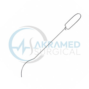 Introducteur de cathéter Guyon 2 mm courbé 37 cm, instrument chirurgical d'urologie en acier inoxydable, dispositif médical certifié CE - Product Image 3