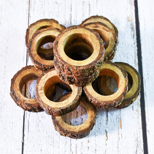 Wholesale Stock on Hand Unfinished Natural <b>Wooden</b> Napkin <b>Rings</b> <b>for</b> Wedding Table Decoration Hand Carved Wood <b>Rings</b> - Product Image 5