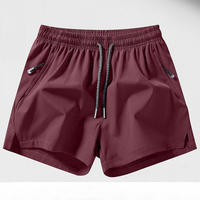 Shorts de sport pour hommes en maille personnalisable, double couche, sublimation, 100% polyester, décontracté, séchage rapide, uni, pour le basketball