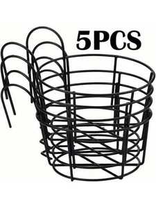 Cubo de Metal Galvanizado Rústico con Asas de Madera, Base Verde, para Plantas de Jardín, Uso en Exteriores - Product Image 2