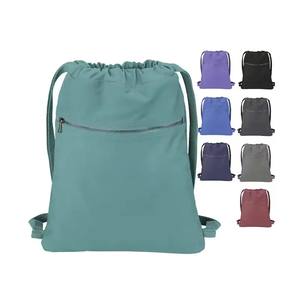 Customize Canvas <b>Drawstring</b> Backpack Canvas Sublimation Printing Cotton <b>Drawstring</b> Backpack Unisex <b>Drawstring</b> <b>Bag</b> Backpack - Product Image 5