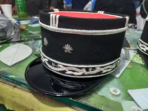 Reproducción de Gorra de Uniforme para Reenactaciones Militares, Coleccionistas, Alta Calidad, Personalizable, Transpirable, Gorra con Visera del Ejército Alemán de la Segunda Guerra Mundial - Product Image 5