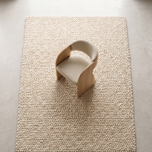 Tapis décoratif en laine tissée à la main, à boucles épaisses, texturé, fait main, antidérapant, moderne, pour salon, chambre, décoration intérieure - Product Image 1
