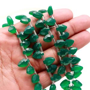 RAY FINE ORNATES ABBS034 Green <b>Aventurine</b> Oval Loose Gemstone Beads Third Party Appraisal Certified Strand for Jewelry Making - Product Image 4