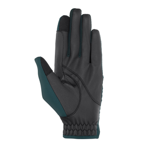 Gants d'hiver imperméables en cuir PU pour femmes, gants d'équitation à doigts entiers, fermeture à boucle et crochet, vert sarcelle - Product Image 2