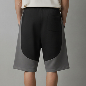 Pantalones Cortos de Hombre de Alta Calidad, Ecológicos, Transpirables, 100% Algodón, con Logotipo Impreso DTF Personalizado, Talla Grande, Color Sólido - Product Image 5