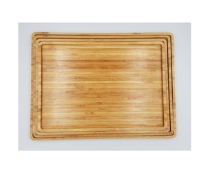 Bandeja de Servicio Clásica Ecológica y Duradera de Bambú, Forma Rectangular, Acabado Pulido, Hecha en Vietnam para Servicio a la Habitación de Calidad Hotelera - Product Image 2