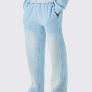 Survêtements pour hommes en deux pièces respirants, effet délavé à l'acide, qualité supérieure, étiquette personnalisée, fermeture éclair, OEM - Product Image 4