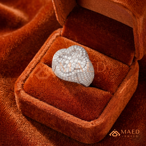 Custom 925 Sterling Silver Clover <b>Ring</b> for <b>Men</b> Iced Out VVS Moissanite Baguette Diamond Quatrefoil Hip Hop <b>Ring</b> Rapper Jewellery - Product Image 4