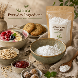 Premium Arrowroot Powder | Natural Food Grade White <b>Starch</b> for Baking Cooking Thickening | Daily Use Export Quality Pack Bulk - Product Image 4