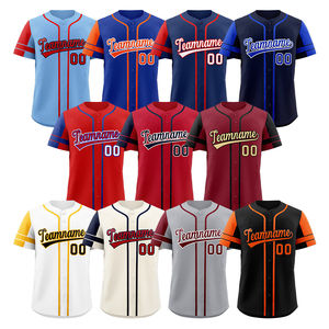 Uniformes de Béisbol Transpirables de Secado Rápido, Conjuntos Deportivos al por Mayor, Profesionales, 100% Poliéster - Product Image 6