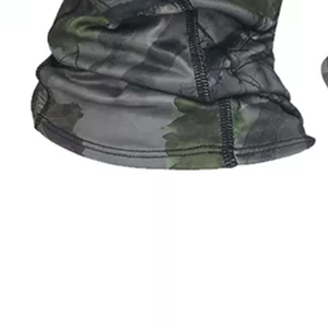 Masque de ski en polyester noir personnalisé avec logo, masque facial intégral en tricot à un trou, vêtements de sport - Product Image 2