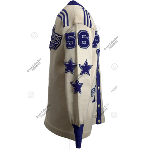 Phi Beta Sigma <b>Cardigan</b> <b>Sweater</b> With Custom Colours & Embroidered Knit <b>Sweater</b> For Sorority fraternity College <b>Sweater</b> - Product Image 4