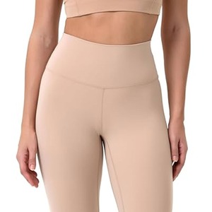 Women's High Waist <b>Seamless</b> <b>Leggings</b> Full Length Solid Color Sporty Stretch Breathable Yoga Wear - Product Image 3