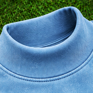 Sweat-shirt unisexe personnalisable bleu ciel à col montant, nouvelle impression, en coton, coupe classique, manches longues, design respirant, très demandé - Product Image 5