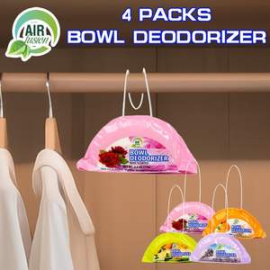 น้ำหอมดับกลิ่นแบบแขวน 4PIC ขนาด 2.5 ออนซ์ สำหรับเสื้อผ้าและตู้เสื้อผ้าในบ้าน กำจัดกลิ่นไม่พึงประสงค์ ไม่ต้องใช้ไฟฟ้า - Product Image 6