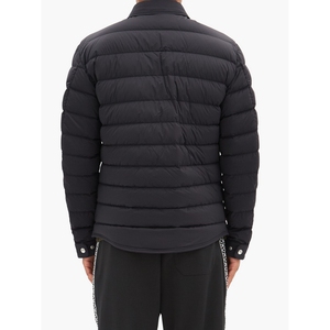 Veste matelassée bleu marine coupe-vent pour l'hiver, col rabattable, veste décontractée pour homme - Product Image 5