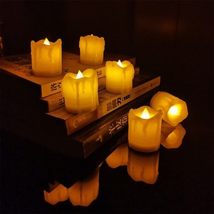TOOWIN Led Simulated Tearing <b>Tea</b> Candle, Battery-Powered Decorative <b>Tea</b> <b>Light</b> For Weddings, Proposals, Christmas And Halloween - Product Image 6